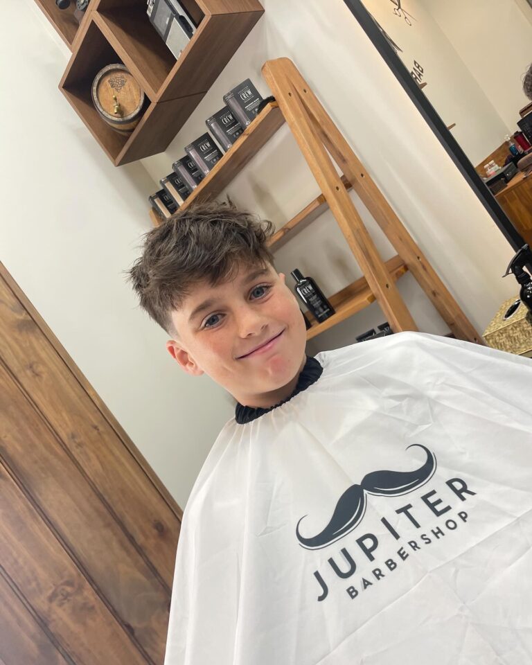 Instagram post from jupiter.barbers. This post is in position 1.